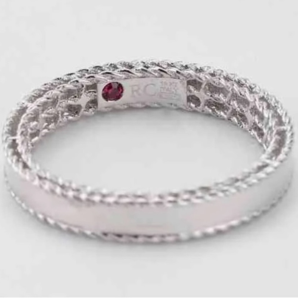 Roberto Coin 18k white  gold band